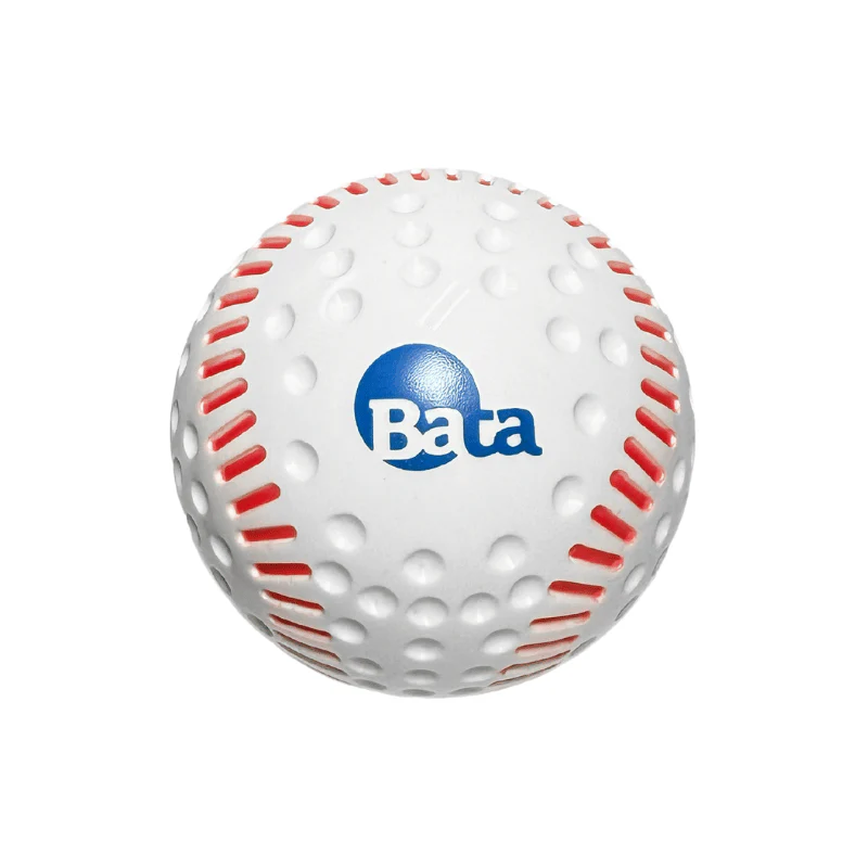 Bata 9in White Dimpled Training Baseballs with Simulated Red Seams (12 Pack)