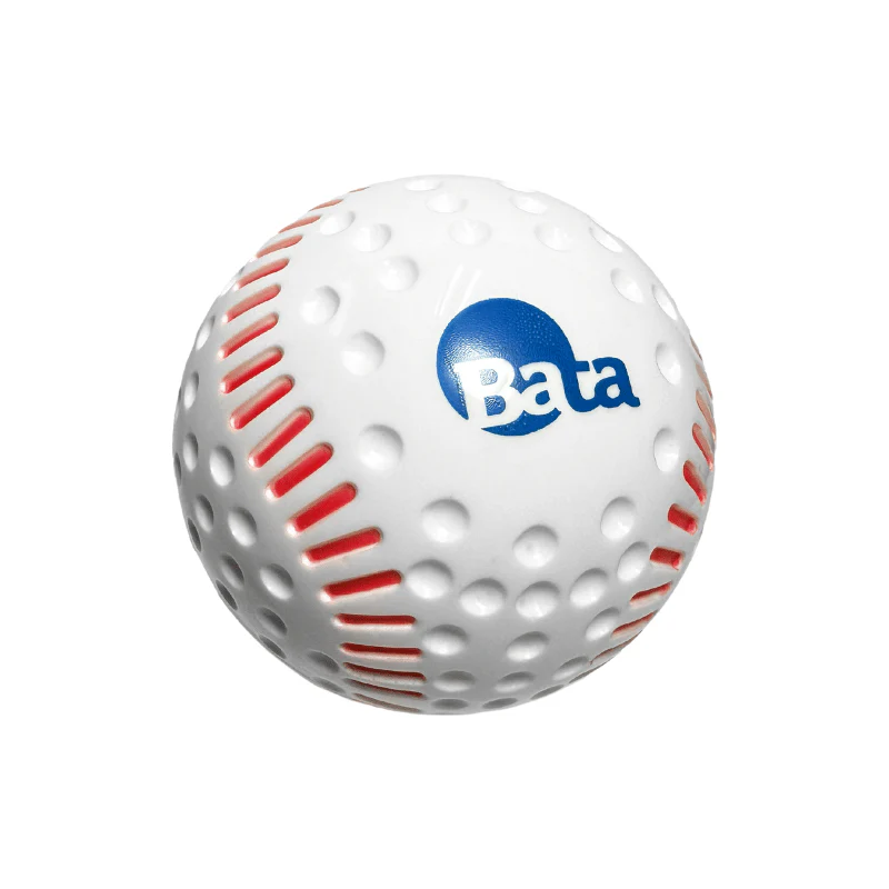 Bata 9in White Dimpled Training Baseballs with Simulated Red Seams (12 Pack) - Image 2