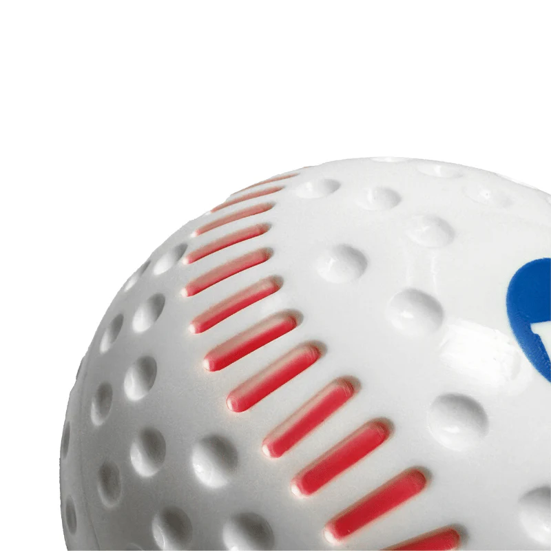Bata 9in White Dimpled Training Baseballs with Simulated Red Seams (12 Pack) - Image 3